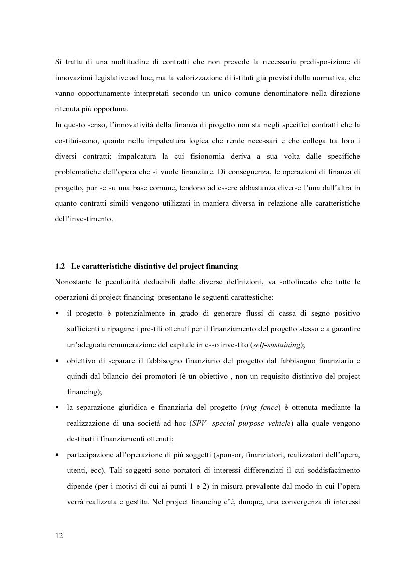 Anteprima della tesi: Applicazione del Project Financing al settore sanitario italiano. Analisi di ''Il Nuovo Complesso Ospedaliero di Vimercate''., Pagina 5