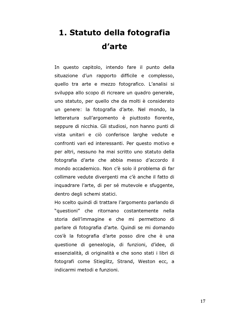 Anteprima della tesi: L'arte come fotografia: educare al silenzio, Pagina 11