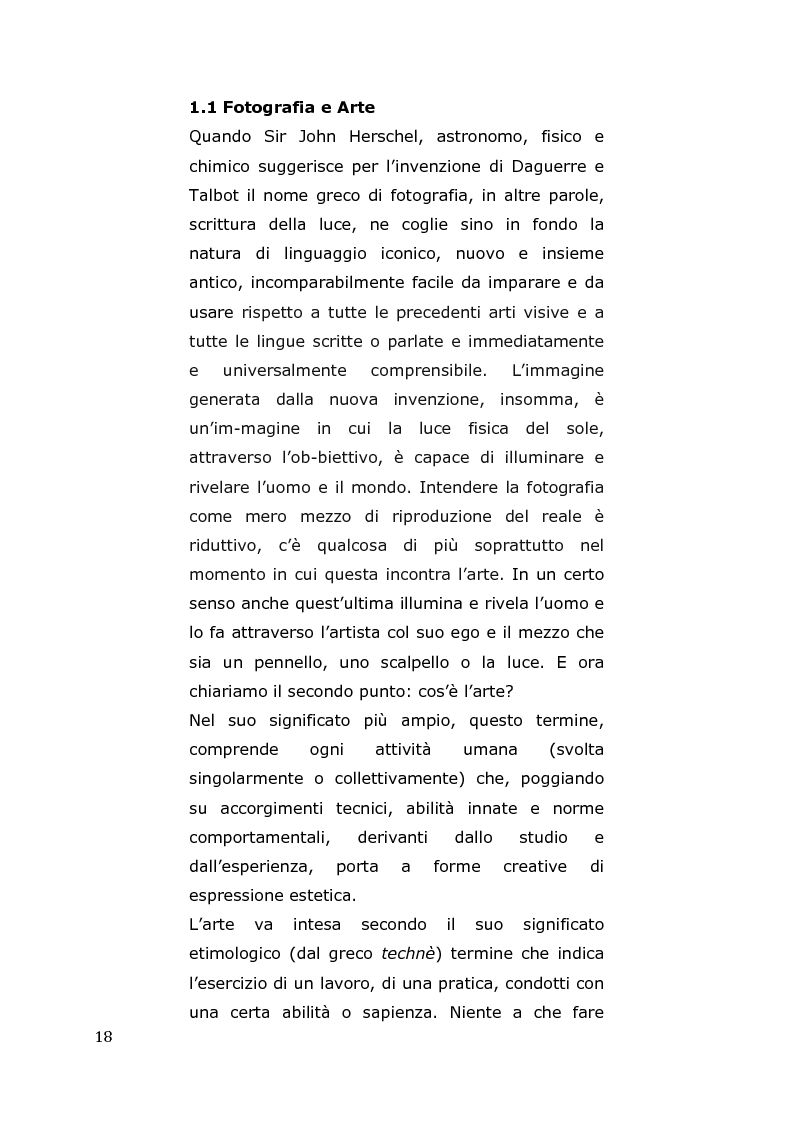Anteprima della tesi: L'arte come fotografia: educare al silenzio, Pagina 12