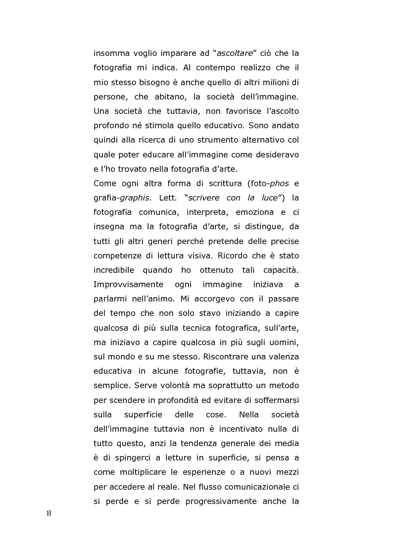 Anteprima della tesi: L'arte come fotografia: educare al silenzio, Pagina 2