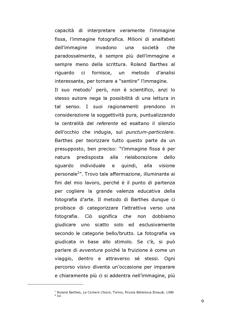 Anteprima della tesi: L'arte come fotografia: educare al silenzio, Pagina 3