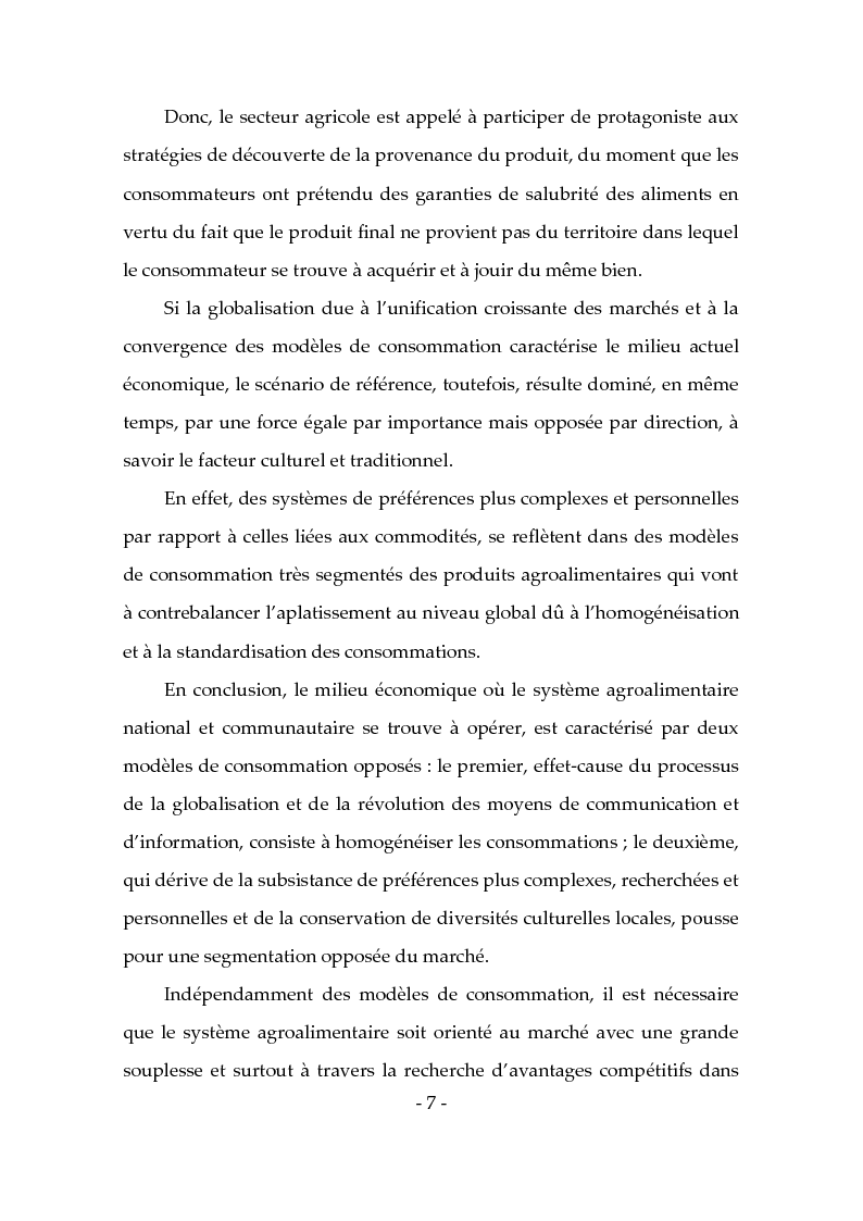 Anteprima della tesi: Les produits typiques pour la promotion du territoire et du tourisme, Pagina 2
