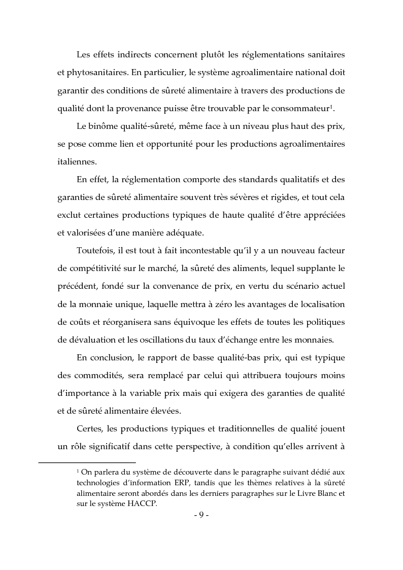 Anteprima della tesi: Les produits typiques pour la promotion du territoire et du tourisme, Pagina 4