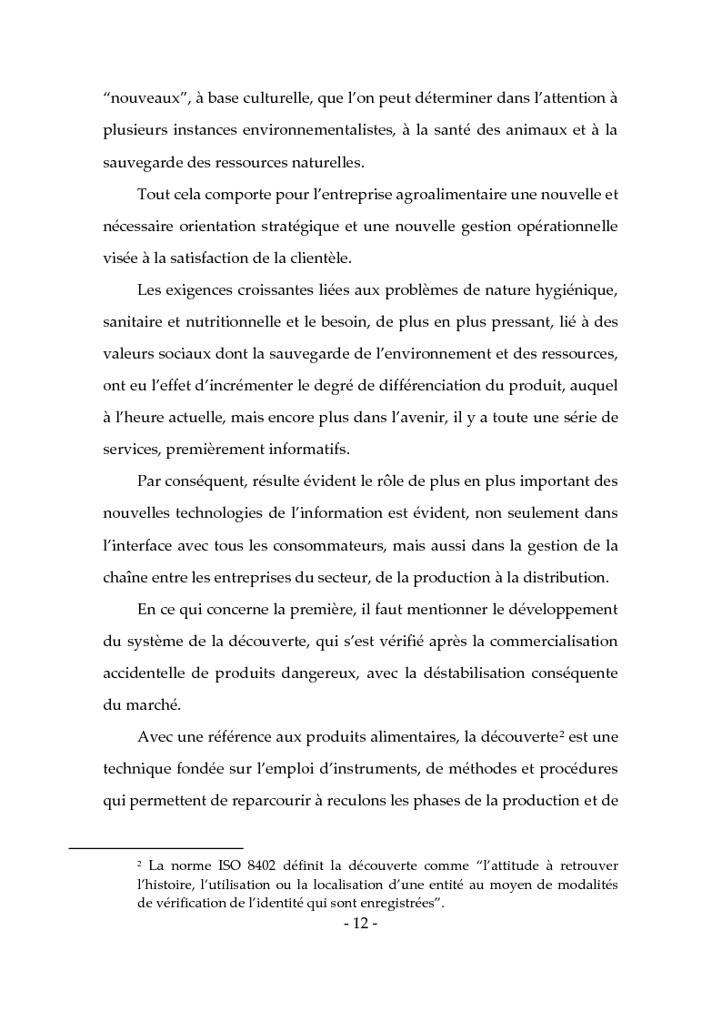 Anteprima della tesi: Les produits typiques pour la promotion du territoire et du tourisme, Pagina 7