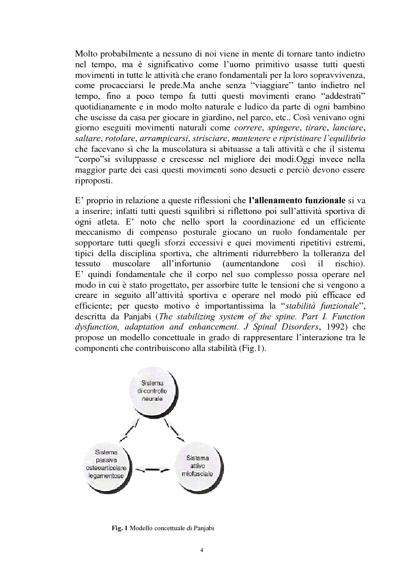 Anteprima della tesi: La Core Stability nel gioco del calcio: metodiche applicative, Pagina 4