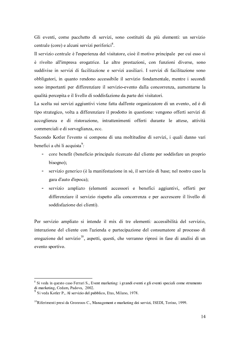 Anteprima della tesi: La comunicazione negli eventi sportivi: studio di tre casi di gare d'auto d'epoca, Pagina 10