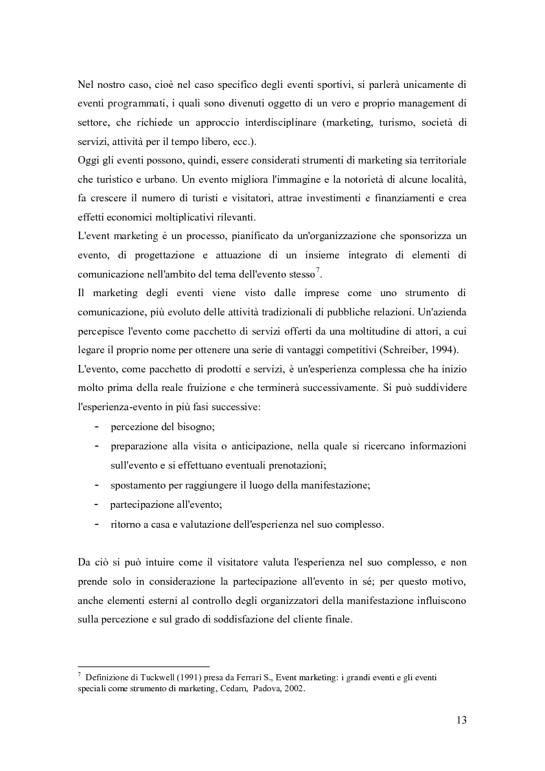 Anteprima della tesi: La comunicazione negli eventi sportivi: studio di tre casi di gare d'auto d'epoca, Pagina 9
