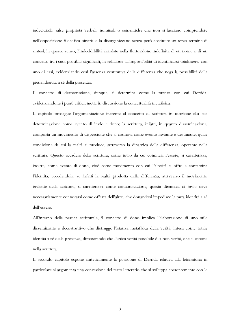 Anteprima della tesi: Derrida lettore di Mallarmé, Pagina 3