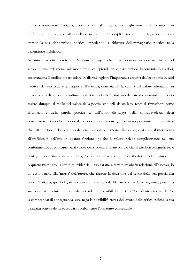 Anteprima della tesi: Derrida lettore di Mallarmé, Pagina 7
