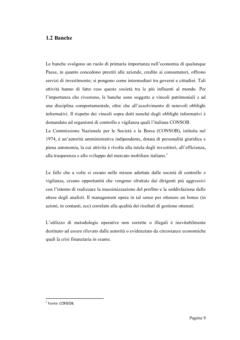 Anteprima della tesi: Gli effetti del credit crunch sull’economia mondiale ed italiana, con particolare riguardo al mondo bancario e finanziario, Pagina 2