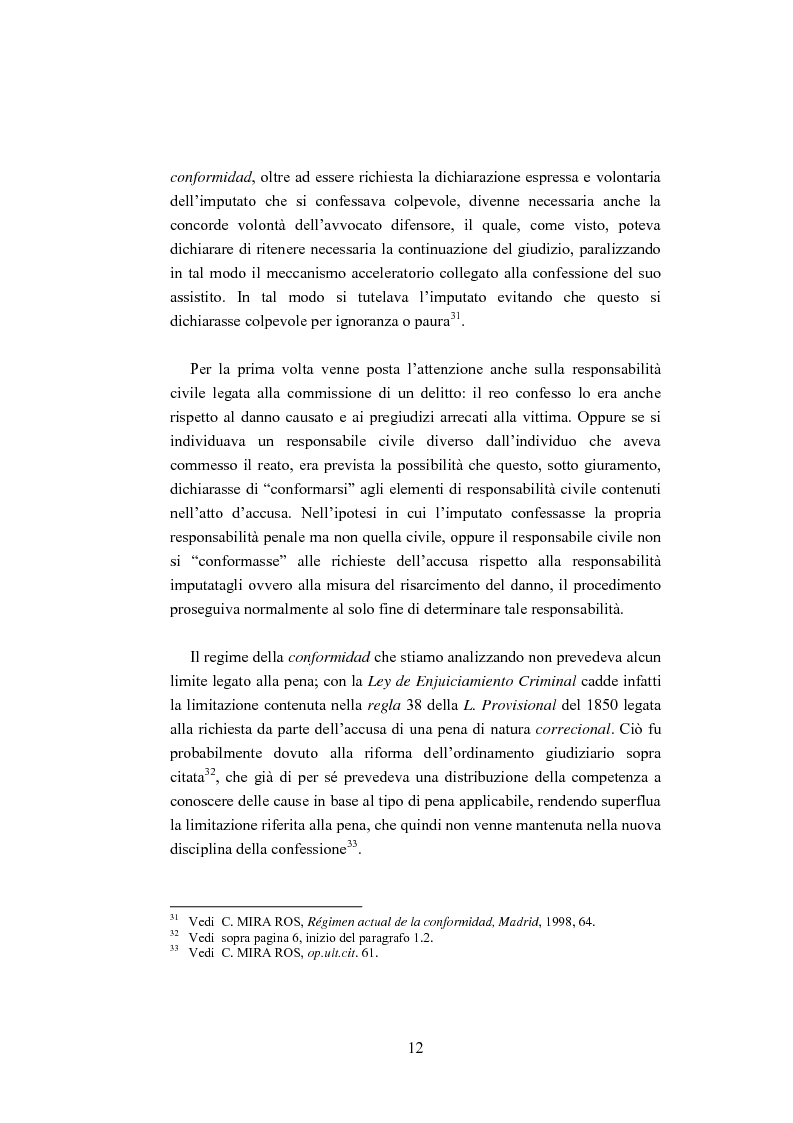 Anteprima della tesi: La ''Conformidad'' nel processo penale spagnolo, Pagina 12