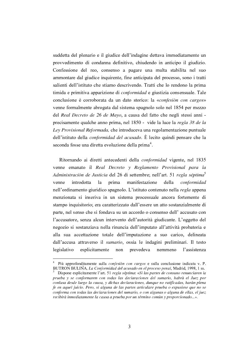 Anteprima della tesi: La ''Conformidad'' nel processo penale spagnolo, Pagina 3