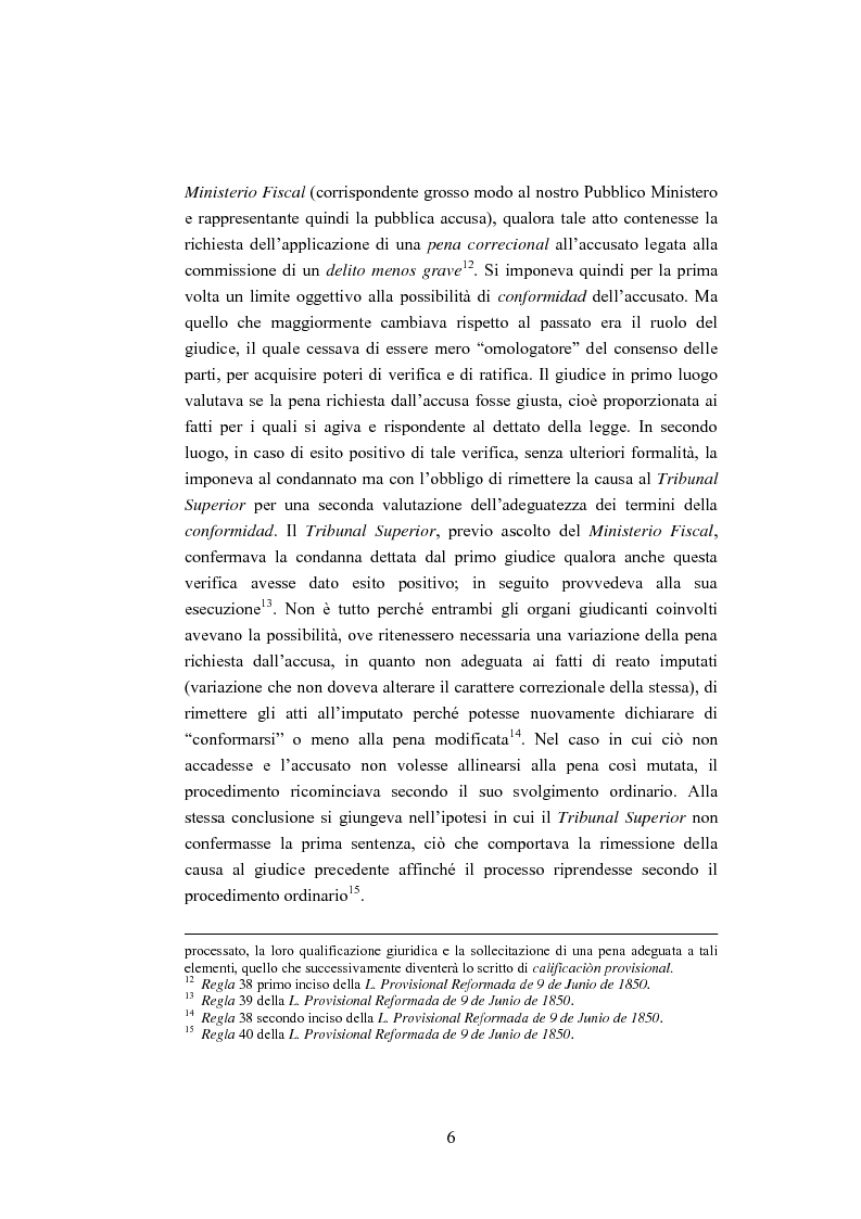 Anteprima della tesi: La ''Conformidad'' nel processo penale spagnolo, Pagina 6