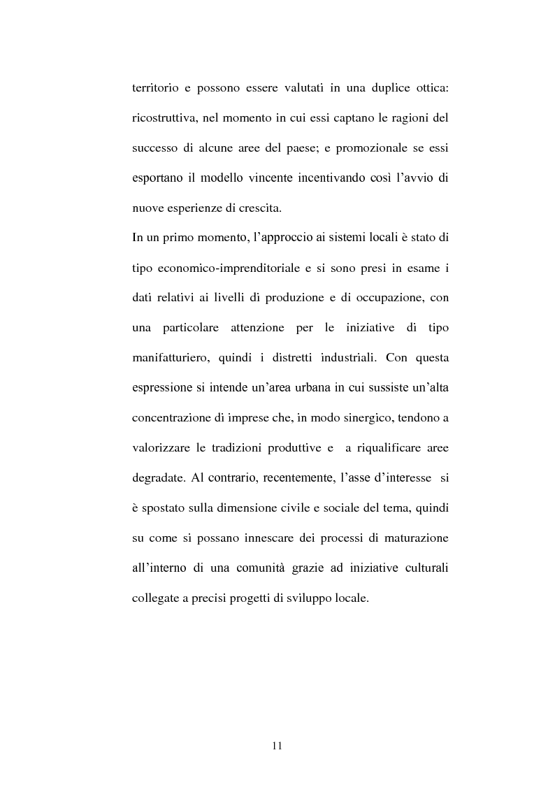 Anteprima della tesi: I distretti culturali: promozione e conservazione di nuove forme d'arte, Pagina 2