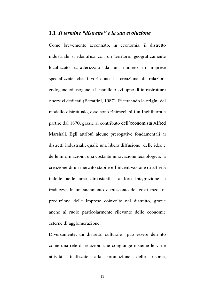 Anteprima della tesi: I distretti culturali: promozione e conservazione di nuove forme d'arte, Pagina 3