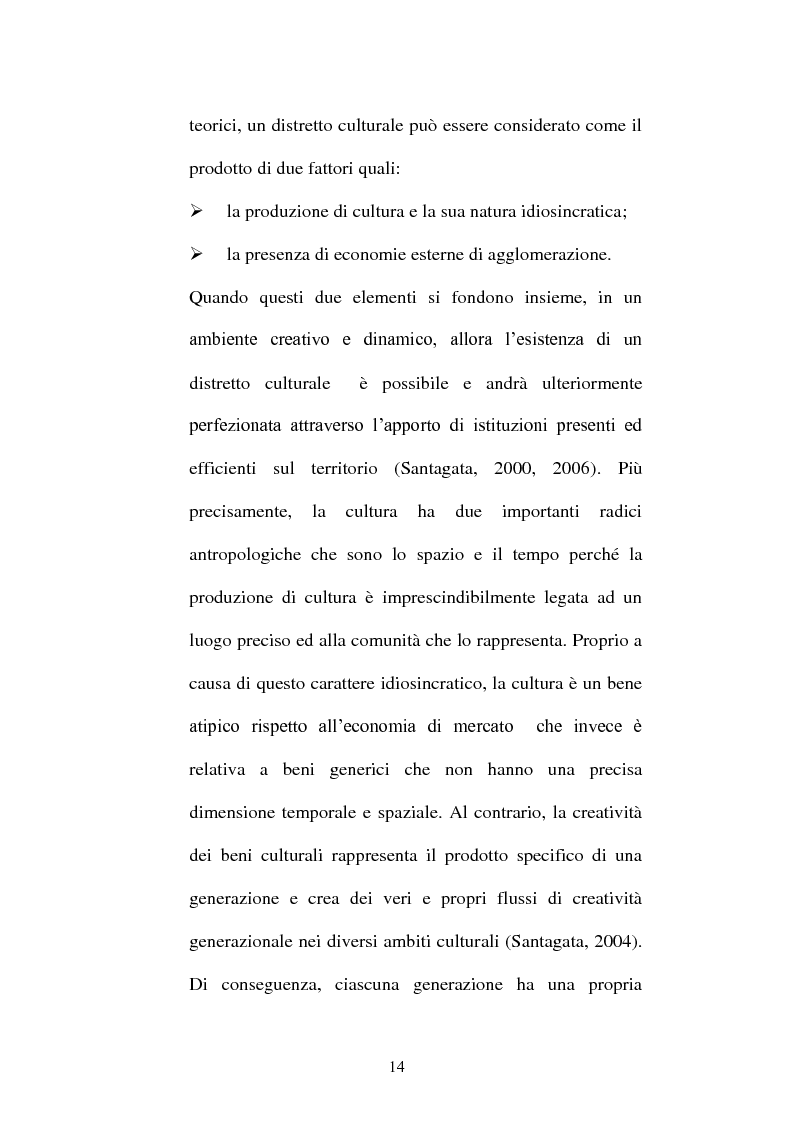 Anteprima della tesi: I distretti culturali: promozione e conservazione di nuove forme d'arte, Pagina 5