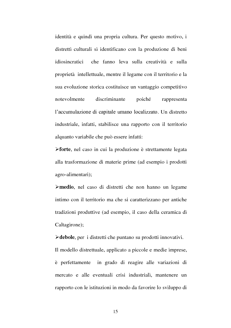 Anteprima della tesi: I distretti culturali: promozione e conservazione di nuove forme d'arte, Pagina 6
