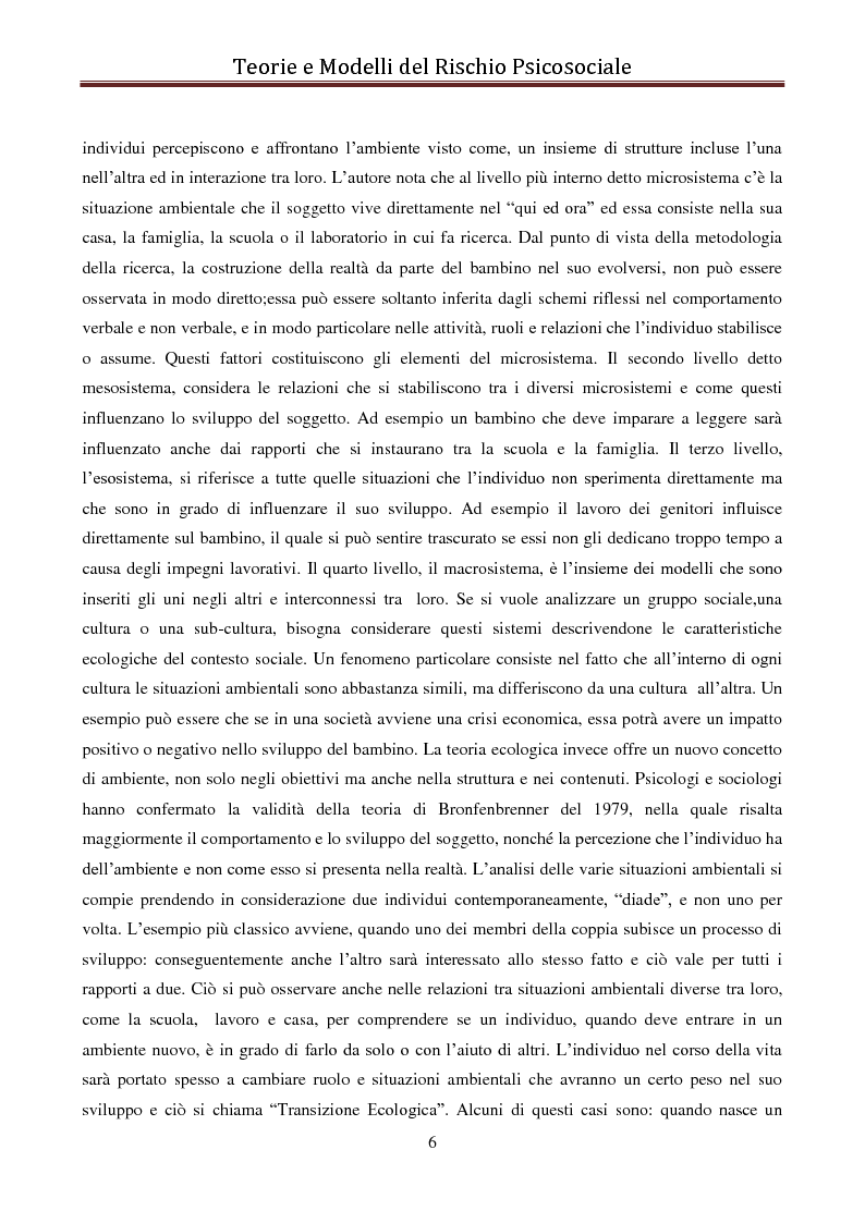 Anteprima della tesi: I modelli eziologici del rischio psicosociale: la situazione dei minori in Albania, Pagina 2