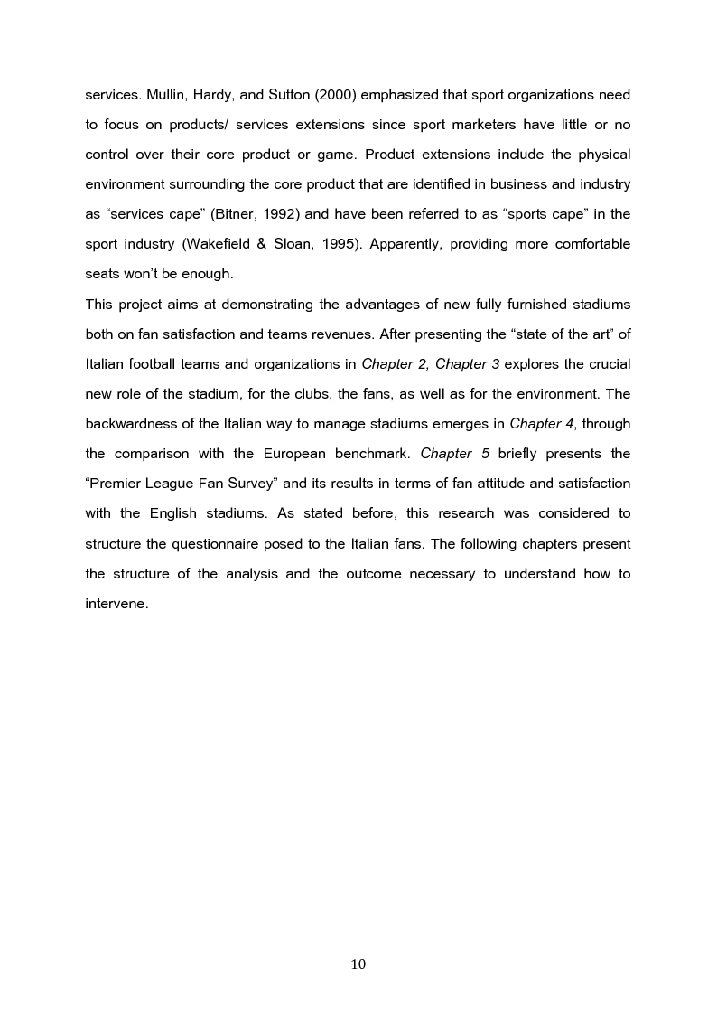 Anteprima della tesi: The future of the Italian stadiums: an empirical analysis, Pagina 4