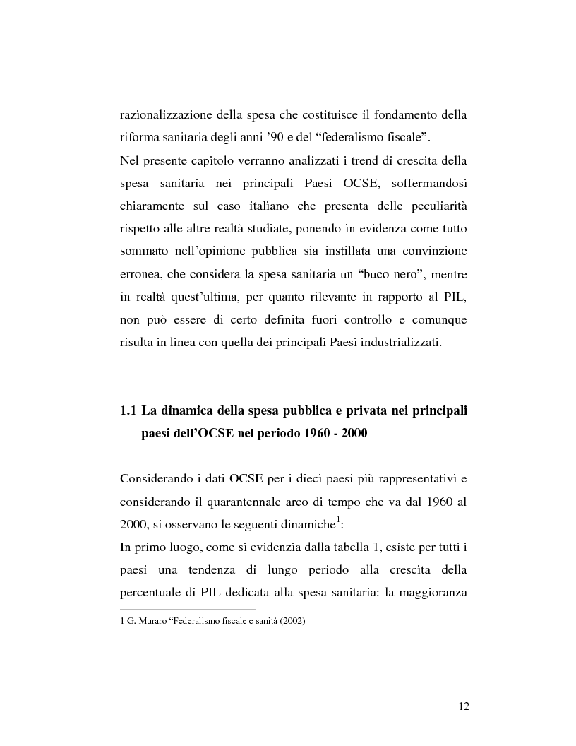 Anteprima della tesi: Le sponsorizzazioni nelle strutture sanitarie pubbliche, Pagina 2