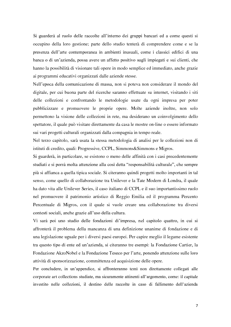Anteprima della tesi: Corporate art collection: costo o investimento, Pagina 3