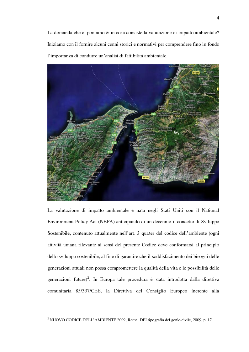 Anteprima della tesi: Il ponte sullo Stretto di Messina - Un ponte d'eccellenza per un territorio d'eccellenza, Pagina 4