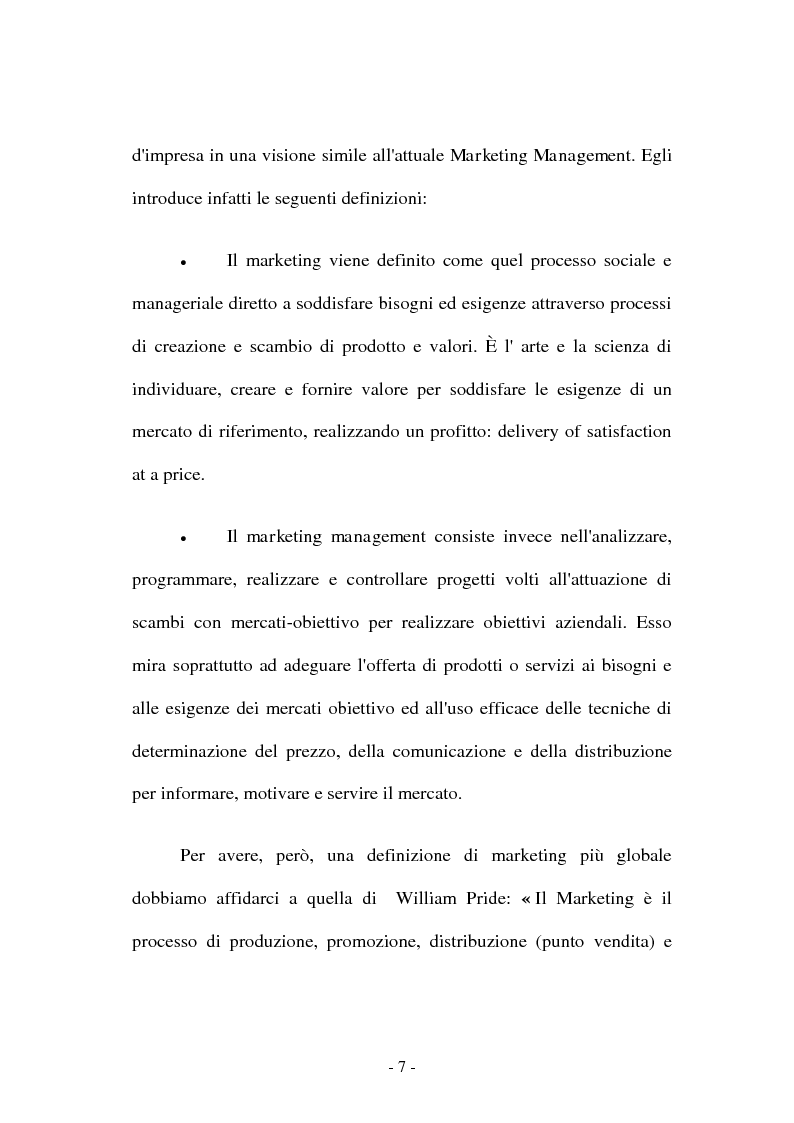 Anteprima della tesi: Co-marketing sportivo - Strategie di cooperazione. Il progetto Verde Sport S.p.A., Pagina 4