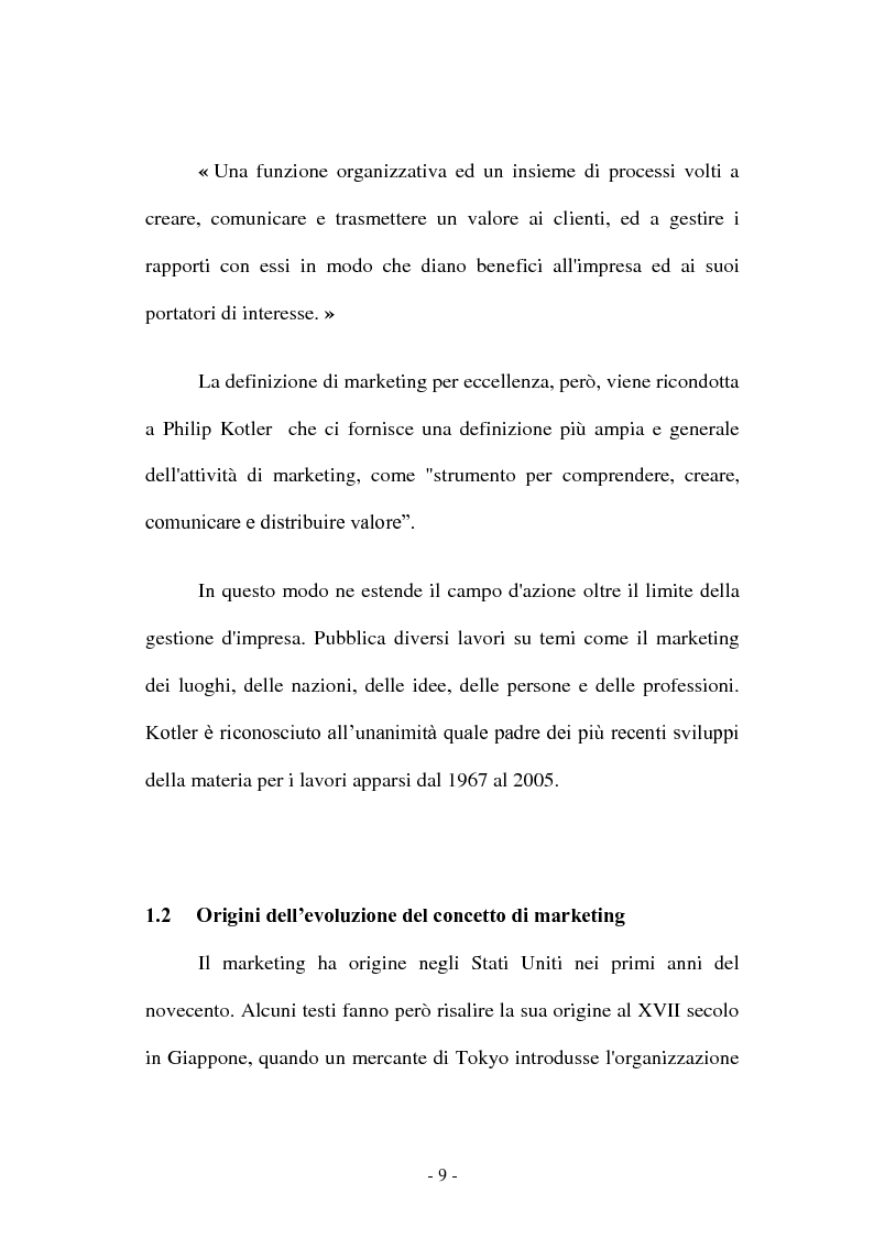 Anteprima della tesi: Co-marketing sportivo - Strategie di cooperazione. Il progetto Verde Sport S.p.A., Pagina 6