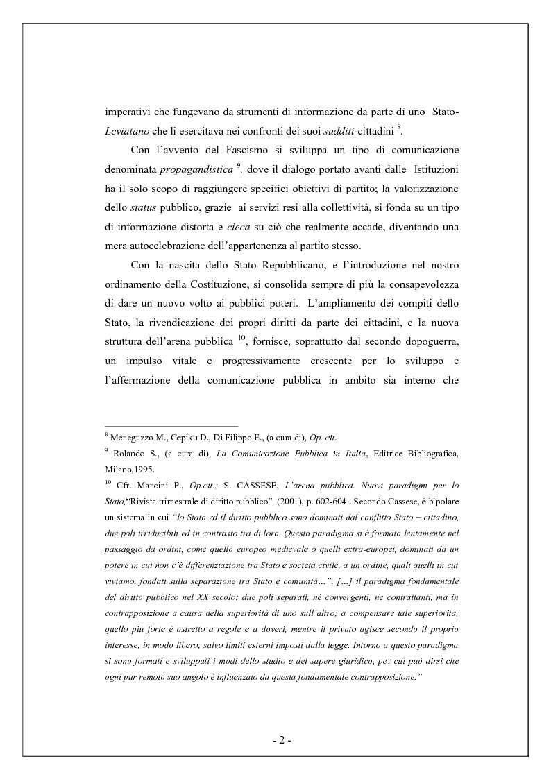 Anteprima della tesi: Comunicare la biodiversità - Il piano di comunicazione nelle pubbliche amministrazioni, Pagina 2