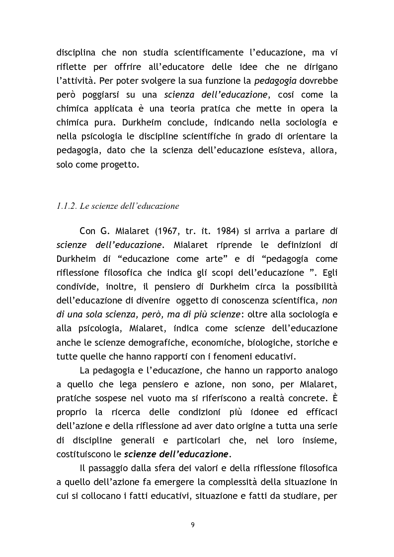 Anteprima della tesi: L'osservazione e la valutazione nell'intervento educativo con i bambini autistici, Pagina 9