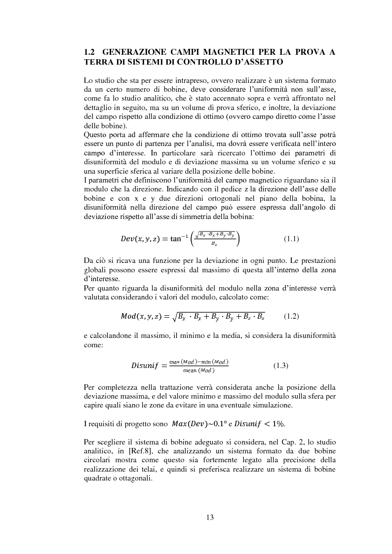 Anteprima della tesi: Progetto e realizzazione di una camera magnetica per prove di controllo d'assetto, Pagina 7