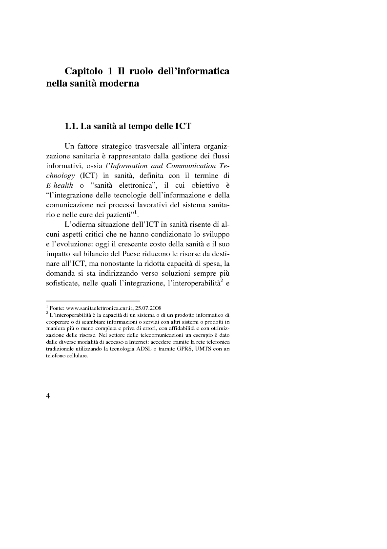 Anteprima della tesi: Dalle nuove tecnologie in sanità all'e-health marketing, Pagina 4