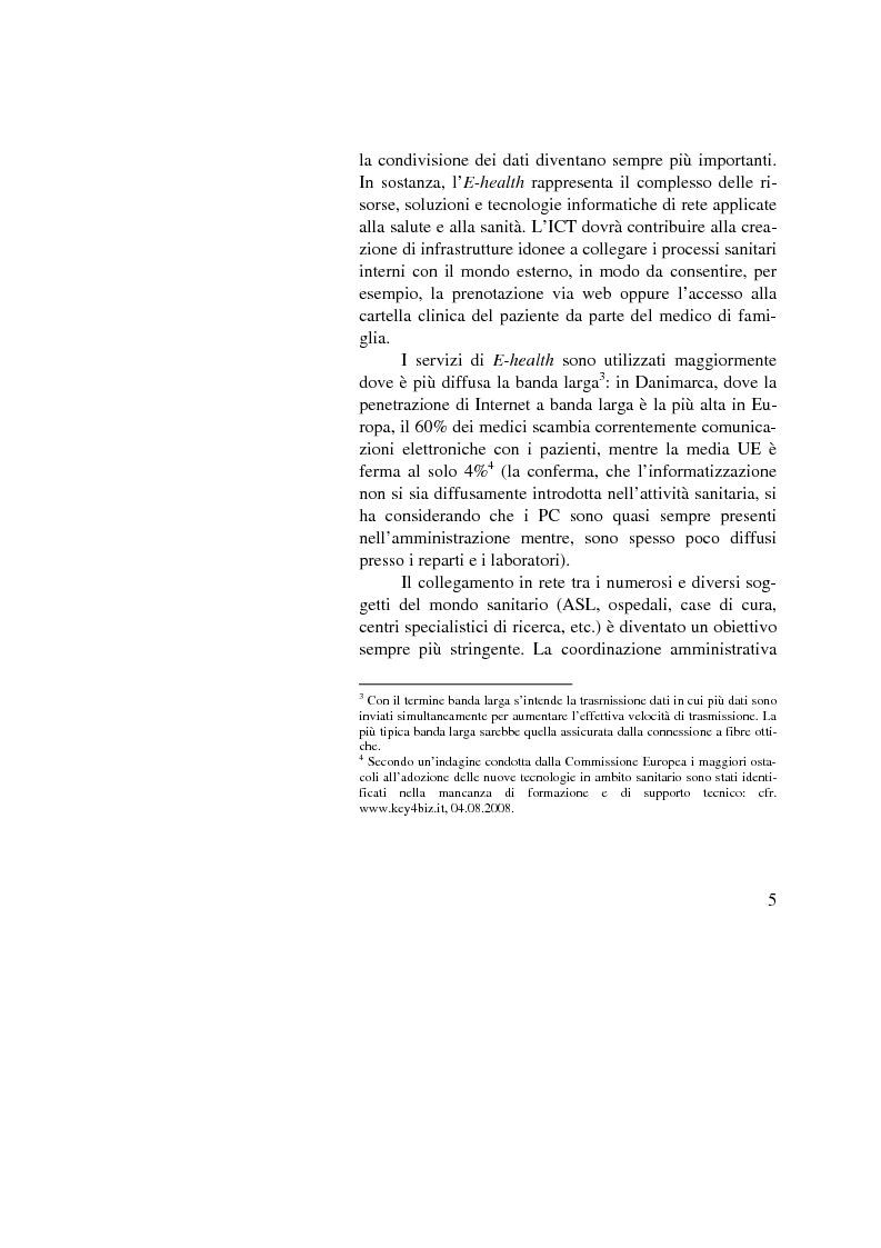 Anteprima della tesi: Dalle nuove tecnologie in sanità all'e-health marketing, Pagina 5