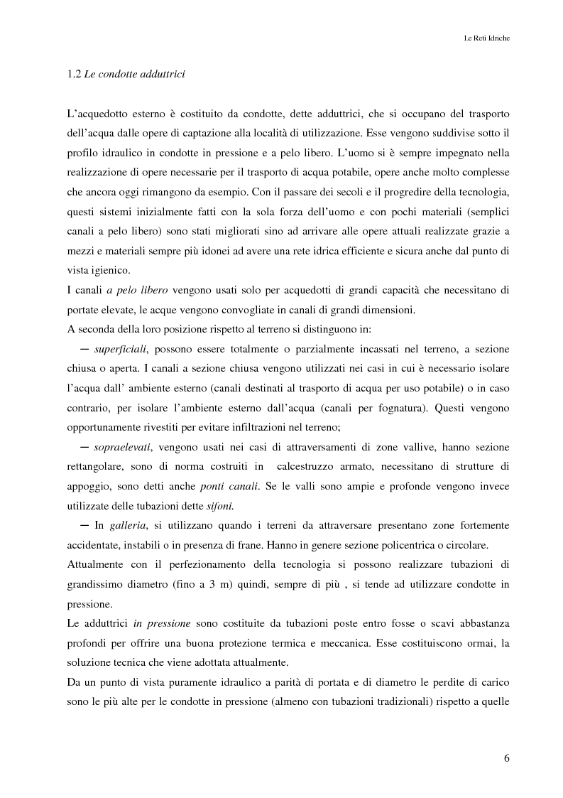 Anteprima della tesi: Il controllo attivo delle perdite nelle reti idriche: il caso della rete di Ponte Piccolo (CZ), Pagina 3