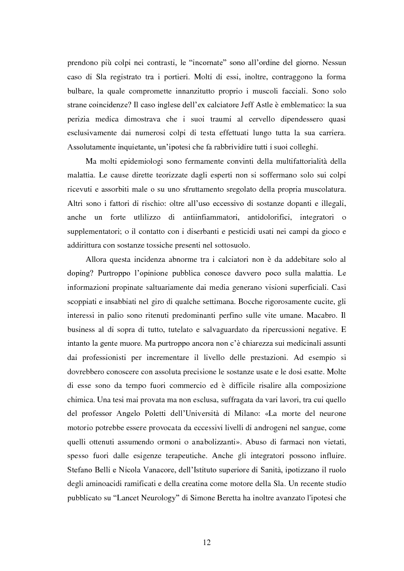 Anteprima della tesi: Il prezzo della gloria: il rapporto tra la SLA e il mondo dello sport, Pagina 5