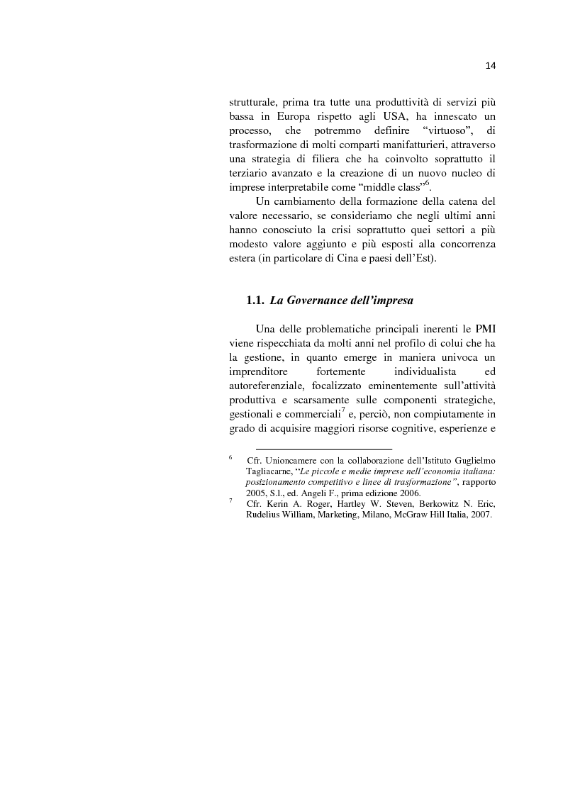 Anteprima della tesi: L'internazionalizzazione delle Pmi: il caso moda Italia, Pagina 10
