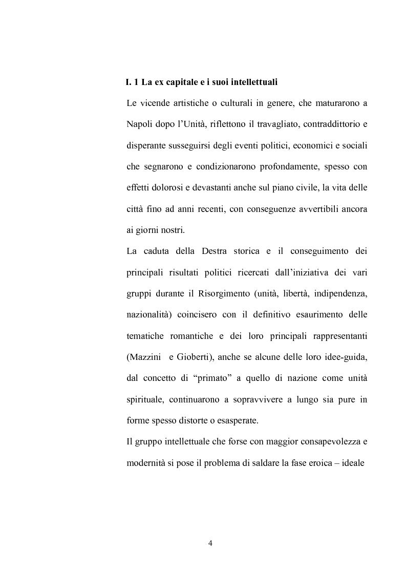 Anteprima della tesi: La Napoli letteraria di fine 800, Pagina 2