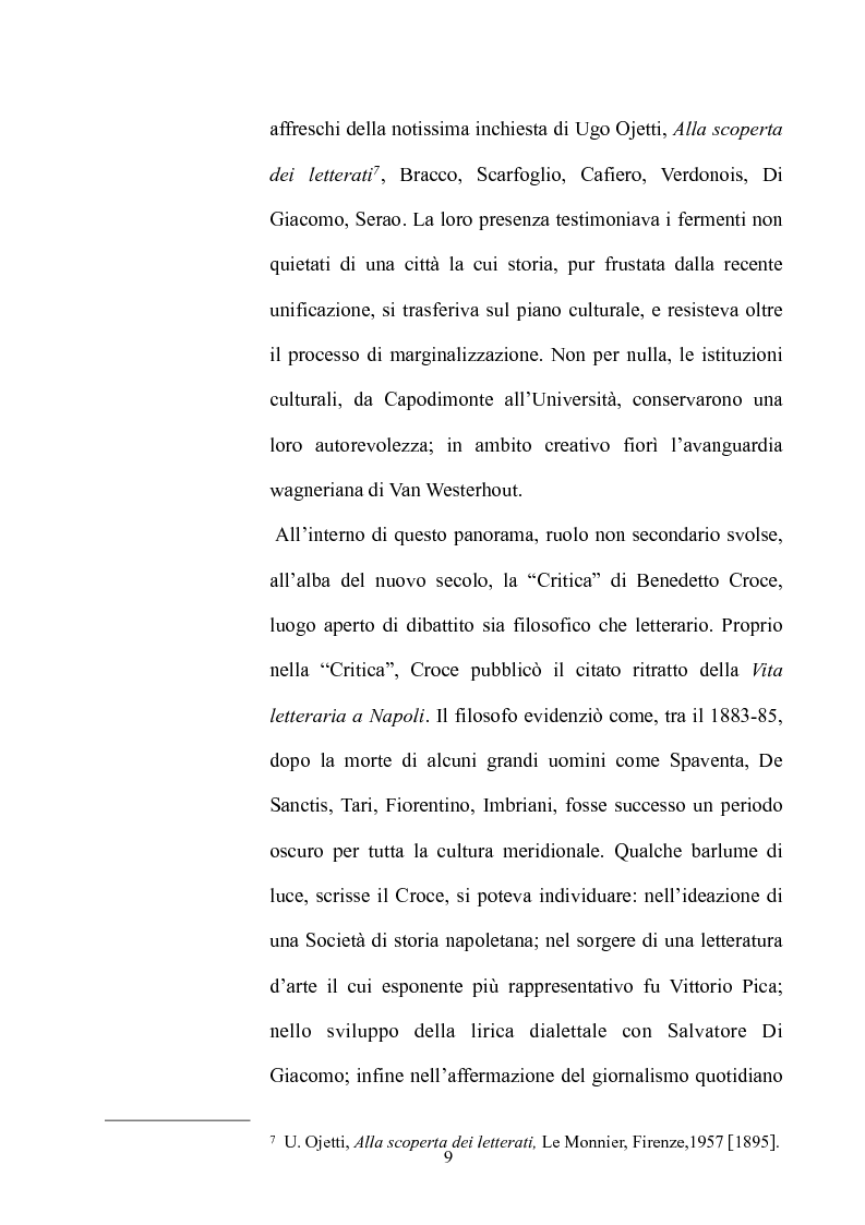 Anteprima della tesi: La Napoli letteraria di fine 800, Pagina 7