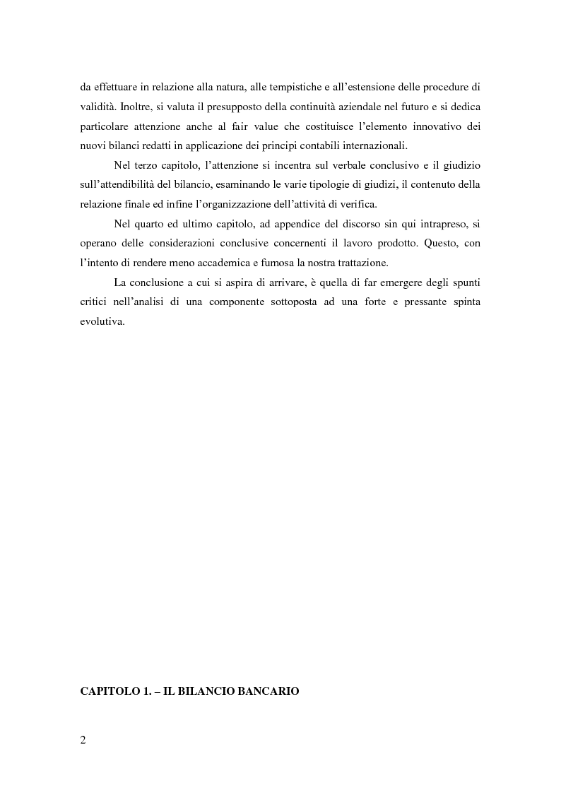 Anteprima della tesi: La revisione del bilancio di esercizio nelle BCC, Pagina 2