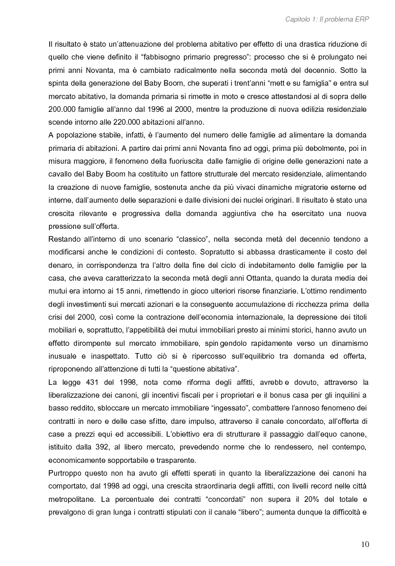 Anteprima della tesi: Opportunità di miglioramento nella gestione del patrimonio di edilizia residenziale pubblica in Lombardia: il caso del Comune di Cremona, Pagina 10