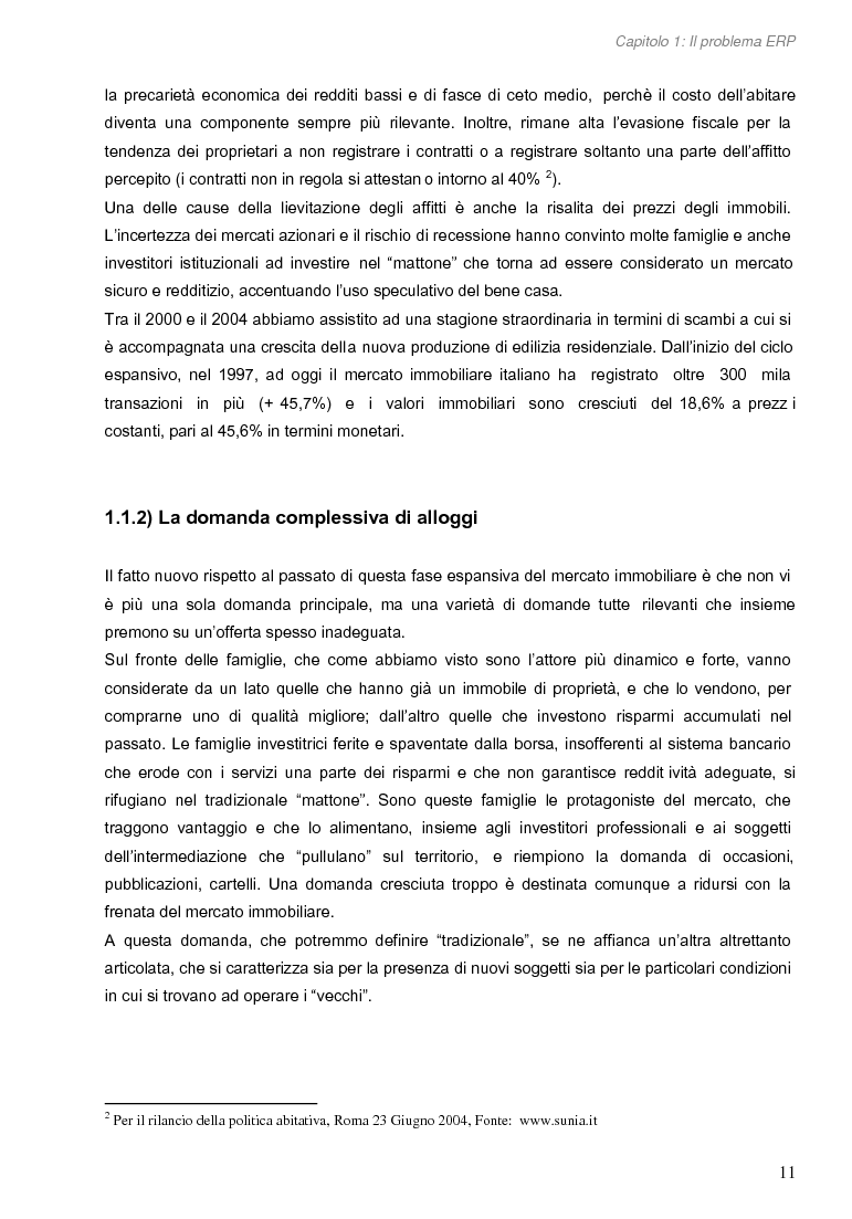 Anteprima della tesi: Opportunità di miglioramento nella gestione del patrimonio di edilizia residenziale pubblica in Lombardia: il caso del Comune di Cremona, Pagina 11