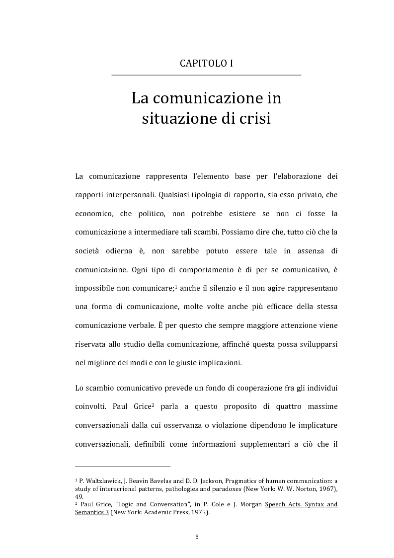 Anteprima della tesi: La comunicazione istituzionale e l'informazione in situazione di crisi: gli attentati terroristici dell'11 marzo 2004 a Madrid, Pagina 3