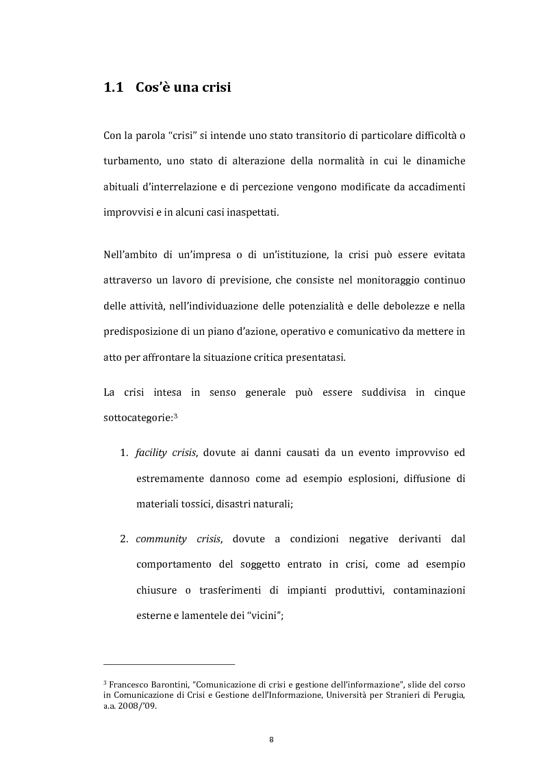 Anteprima della tesi: La comunicazione istituzionale e l'informazione in situazione di crisi: gli attentati terroristici dell'11 marzo 2004 a Madrid, Pagina 5