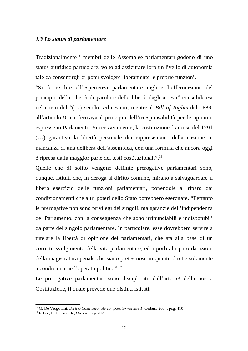 Anteprima della tesi: Il legislativo in Italia e in Francia: esperienze a confronto, Pagina 10