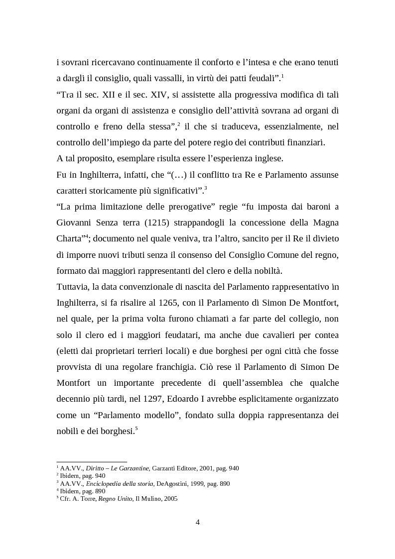 Anteprima della tesi: Il legislativo in Italia e in Francia: esperienze a confronto, Pagina 2