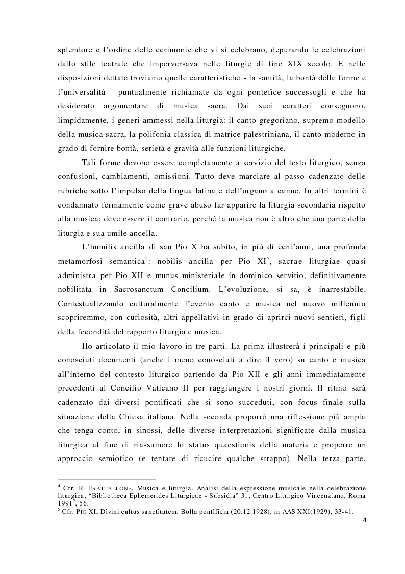 Anteprima della tesi: Musica tra liturgia e comunicazione, Pagina 2