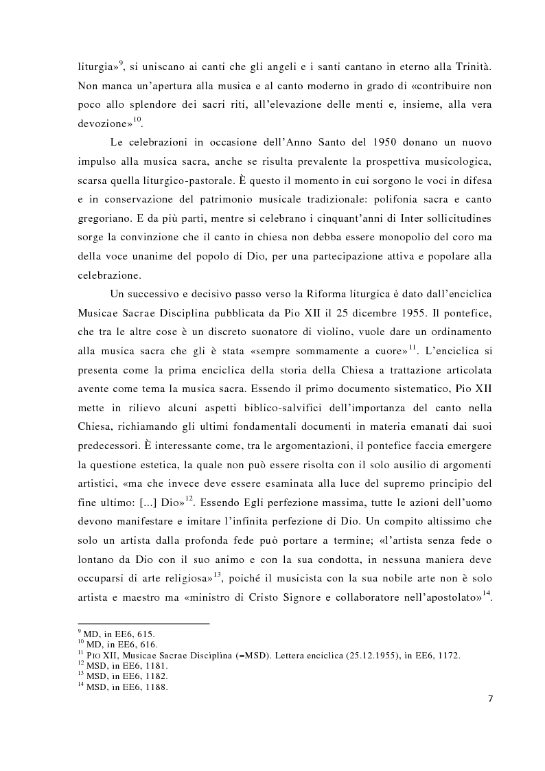 Anteprima della tesi: Musica tra liturgia e comunicazione, Pagina 5