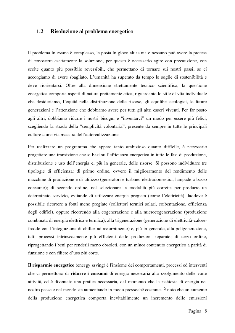 Anteprima della tesi: Analisi tecnico-economica di impianti di cogenerazione ad alto rendimento ed integrazione con un modello “Gas Price Sensitivity'', Pagina 6
