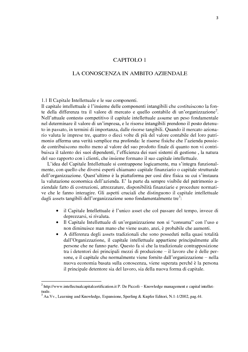 Anteprima della tesi: Knowledge workers & knowledge management, Pagina 3