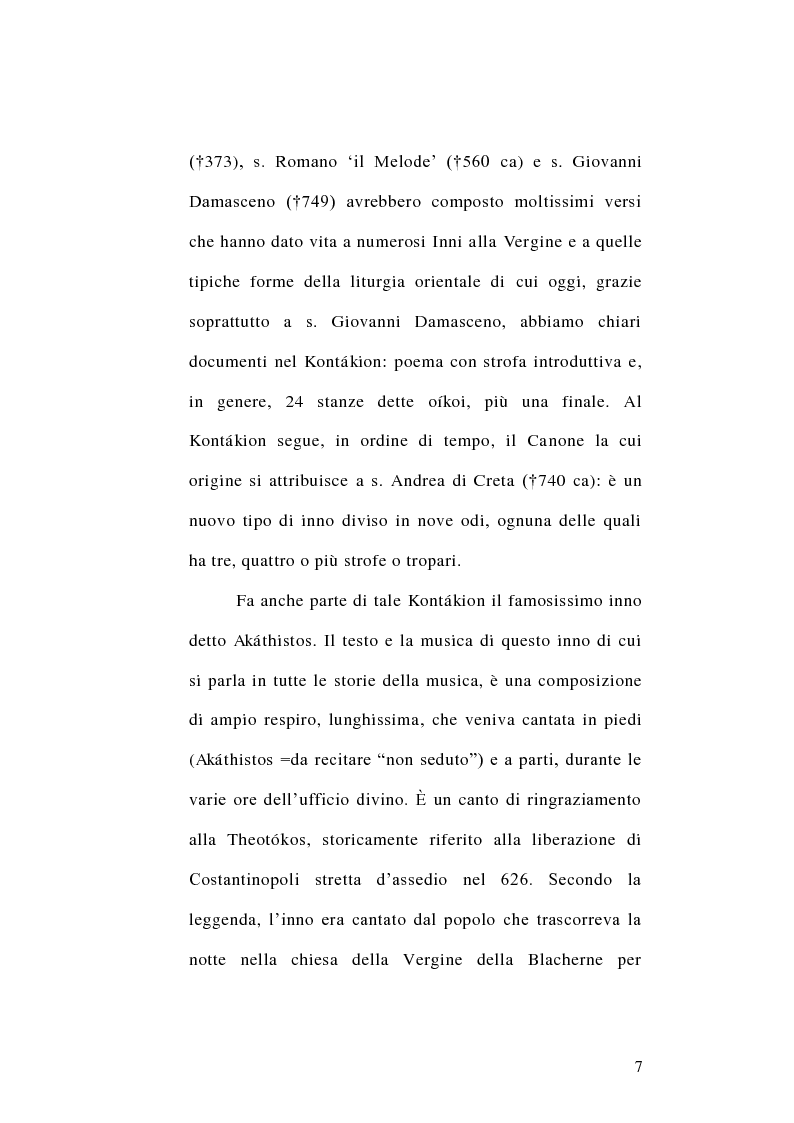 Anteprima della tesi: Maria Santissima fonte perenne d'ispirazione per la musica. La produzione musicale mariana nella musica colta. Lettura teologica di alcuni testi., Pagina 5